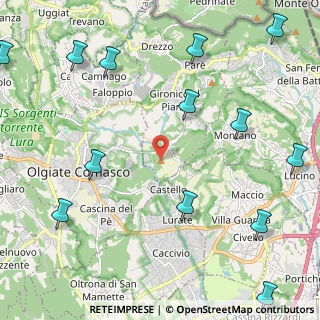 Mappa Via P.Tettamanti, 22020 Gironico CO, Italia (3.06462)