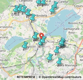 Mappa Via Andrea Appiani, 22046 Merone CO, Italia (2.161)