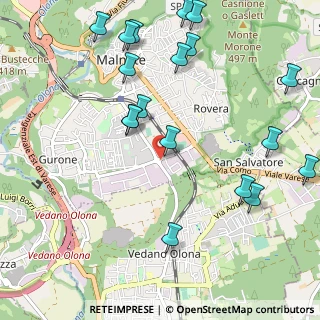 Mappa Via Monsignor C. Sonzini, 21046 Malnate VA, Italia (1.26167)