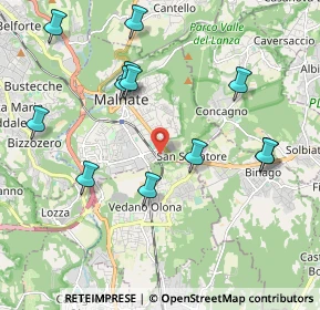 Mappa Via la Novella, 21046 Malnate VA, Italia (2.16)