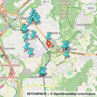 Mappa Via la Novella, 21046 Malnate VA, Italia (1.116)