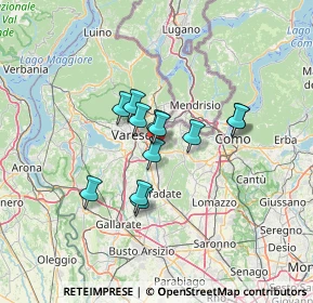 Mappa Via la Novella, 21046 Malnate VA, Italia (9.25833)