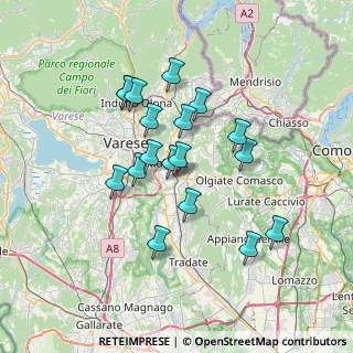 Mappa Via la Novella, 21046 Malnate VA, Italia (6.05056)