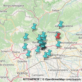 Mappa Via Don M. Bianchin, 36060 Romano D'ezzelino VI, Italia (10.2935)