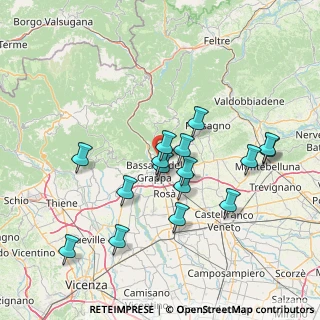 Mappa Via Don M. Bianchin, 36060 Romano D'ezzelino VI, Italia (13.7425)
