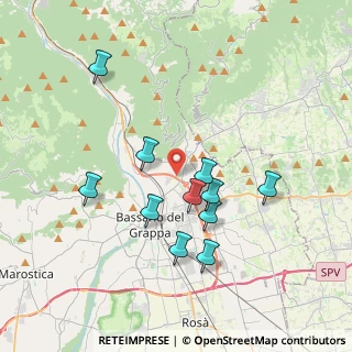 Mappa Via Don M. Bianchin, 36060 Romano D'ezzelino VI, Italia (3.44091)
