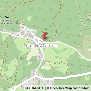 Mappa Località Ceroglie, 44, 34011 Ceroglie TS, Italia, 34011 Duino-Aurisina, Trieste (Friuli-Venezia Giulia)