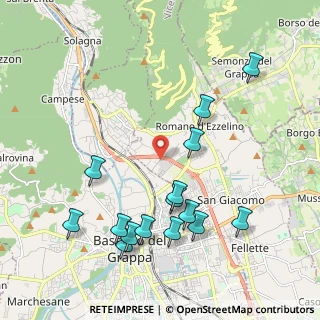 Mappa Via Mart. di Belfiore, 36060 Romano D'ezzelino VI, Italia (2.23667)
