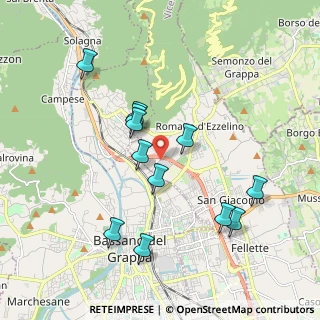 Mappa Via Mart. di Belfiore, 36060 Romano D'ezzelino VI, Italia (1.82417)