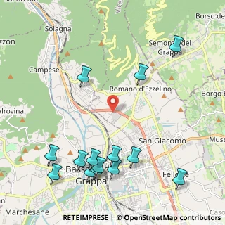 Mappa Via Mart. di Belfiore, 36060 Romano D'ezzelino VI, Italia (2.61786)