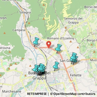 Mappa Via Mart. di Belfiore, 36060 Romano D'ezzelino VI, Italia (2.324)
