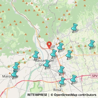 Mappa Via Mart. di Belfiore, 36060 Romano D'ezzelino VI, Italia (5.09417)
