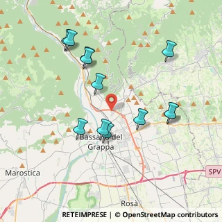 Mappa Via Mart. di Belfiore, 36060 Romano D'ezzelino VI, Italia (3.86583)