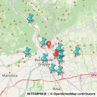 Mappa Via Mart. di Belfiore, 36060 Romano D'ezzelino VI, Italia (3.47091)