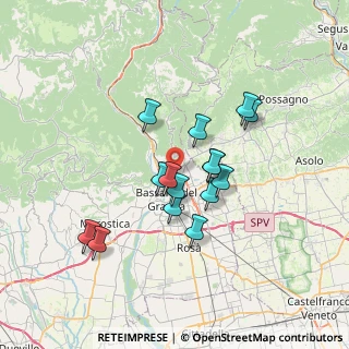 Mappa Via Mart. di Belfiore, 36060 Romano D'ezzelino VI, Italia (5.66467)