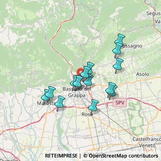 Mappa Via Mart. di Belfiore, 36060 Romano D'ezzelino VI, Italia (5.776)