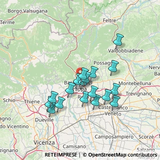 Mappa Via Mart. di Belfiore, 36060 Romano D'ezzelino VI, Italia (12.27556)