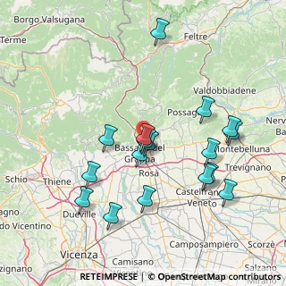 Mappa Via Mart. di Belfiore, 36060 Romano D'ezzelino VI, Italia (15.31294)