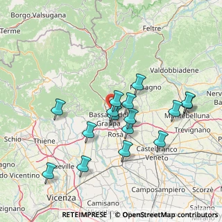 Mappa Via Mart. di Belfiore, 36060 Romano D'ezzelino VI, Italia (13.86563)