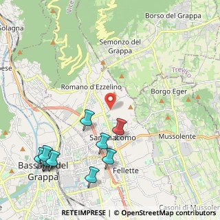 Mappa Romano d'Ezzelino, 36060 Romano D'ezzelino VI, Italia (2.80818)