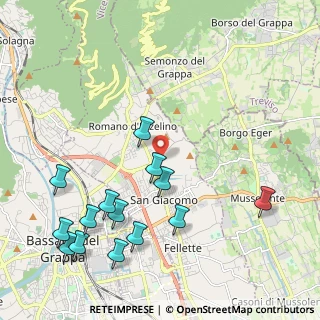 Mappa Romano d'Ezzelino, 36060 Romano D'ezzelino VI, Italia (2.47)