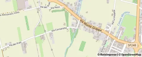 Mappa Caerano di San Marco