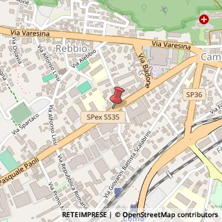 Mappa Via Pasquale Paoli,  25, 22100 Como, Como (Lombardia)