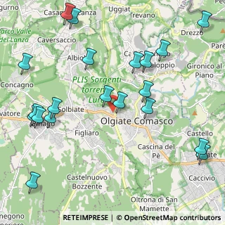 Mappa Via Don Ambrogio Fogliani, 22077 Olgiate Comasco CO, Italia (2.6305)