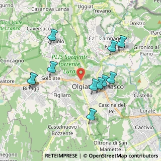 Mappa Via Don Ambrogio Fogliani, 22077 Olgiate Comasco CO, Italia (1.93909)