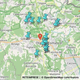 Mappa Via Don Ambrogio Fogliani, 22077 Olgiate Comasco CO, Italia (1.62)