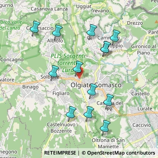 Mappa Via Don Ambrogio Fogliani, 22077 Olgiate Comasco CO, Italia (2.10154)