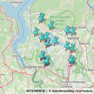 Mappa Via Palude, 21020 Ternate VA, Italia (6.60895)