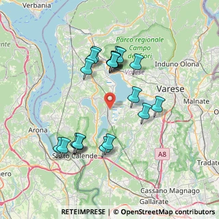 Mappa Via Palude, 21020 Ternate VA, Italia (7.097)