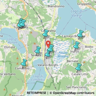 Mappa Via Palude, 21020 Ternate VA, Italia (2.21091)