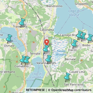 Mappa Via Palude, 21020 Ternate VA, Italia (2.77091)