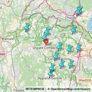 Mappa Via Giacomo Matteotti, 22077 Olgiate Comasco CO, Italia (4.77857)