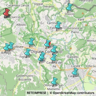 Mappa Via Giacomo Matteotti, 22077 Olgiate Comasco CO, Italia (2.66313)