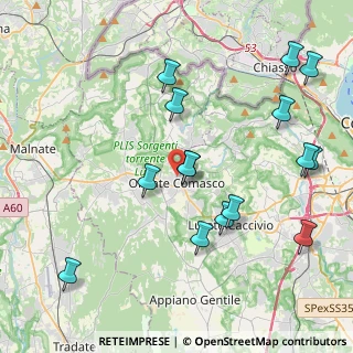 Mappa Via Giovanni Tarchini, 22077 Olgiate Comasco CO, Italia (4.53)