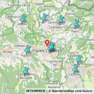 Mappa Via Giovanni Tarchini, 22077 Olgiate Comasco CO, Italia (2.21455)