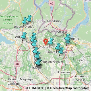 Mappa Via Liancourt, 22077 Olgiate Comasco CO, Italia (7.06235)
