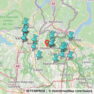 Mappa Via Liancourt, 22077 Olgiate Comasco CO, Italia (6.76167)