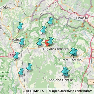 Mappa Via Liancourt, 22077 Olgiate Comasco CO, Italia (4.80143)