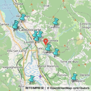 Mappa Via Favirano, 23801 Calolziocorte LC, Italia (2.355)