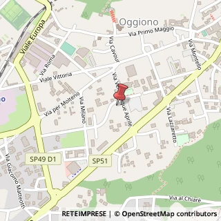 Mappa Via XXV Aprile, 26, 23848 Oggiono, Lecco (Lombardia)