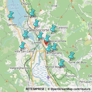 Mappa Via Stradelle, 23801 Calolziocorte LC, Italia (1.865)