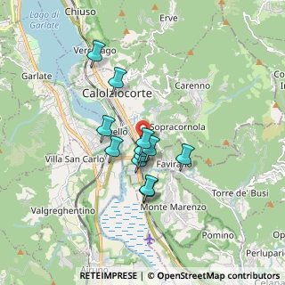 Mappa Via Stradelle, 23801 Calolziocorte LC, Italia (1.27833)