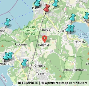 Mappa Via per Barza, 21021 Barzola VA, Italia (3.12071)
