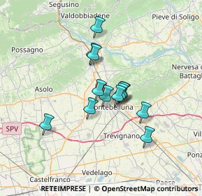 Mappa Via Rive, 31044 Montebelluna TV, Italia (4.97462)