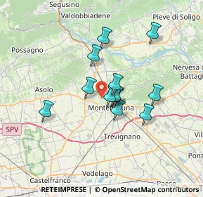 Mappa Via Rive, 31044 Montebelluna TV, Italia (5.1775)