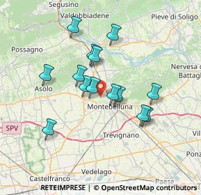 Mappa Via Rive, 31044 Montebelluna TV, Italia (5.98929)
